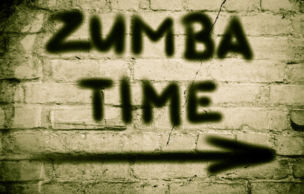 Zumba Time Concept