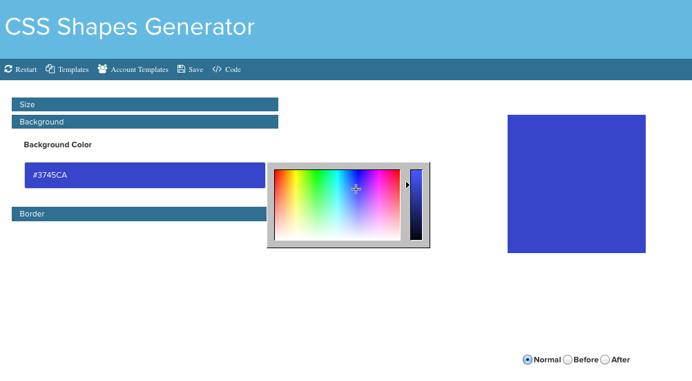 CSS Shapes Generator 