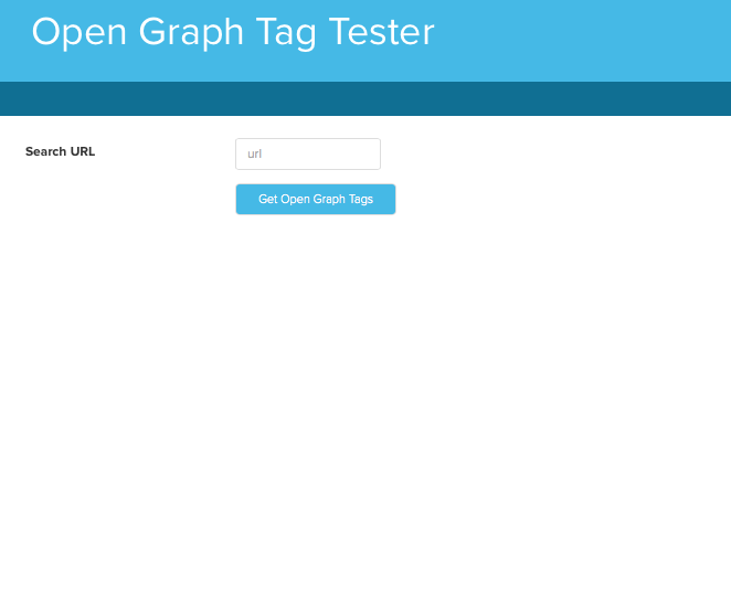 Open Graph Tag Tester